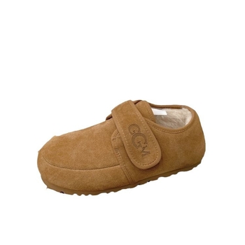 Mary Jane plišane balerinke za žene — jesen-zima, niski potplat 1–3 cm, gornji dio PU, unutarnja podstava od kratkog umjetnog pliša, gumeni potplat