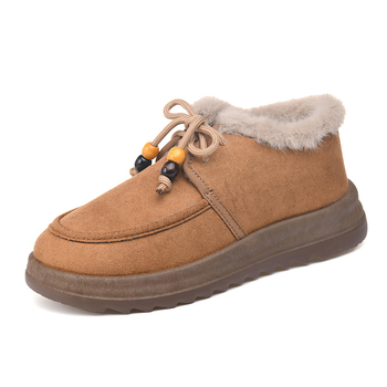 Ženske Birkenstock pliš papuče od pamuka, Zima 2025, slip-on, gornji dio od suedea, unutarnja prevlaka od umjetnog kratkog pliša, debela potplat