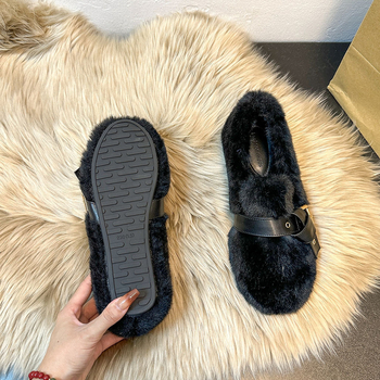 Ženske loaferice od suede s unutarnjim porastom visine od 5 cm, podstava od umjetne dlake, gumeni potplat