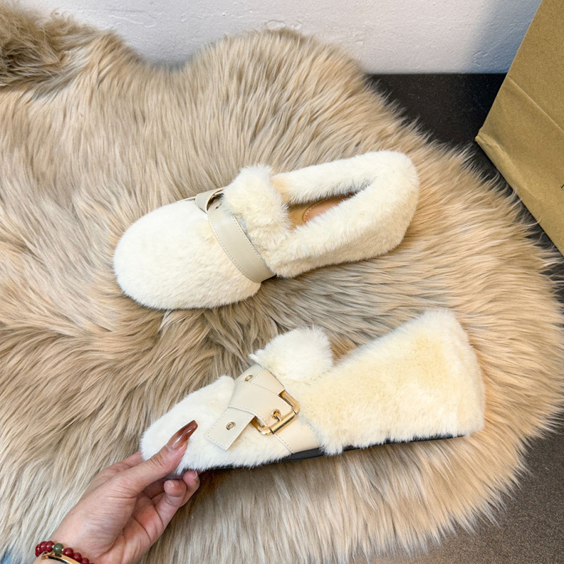 Ženske loaferice od suede s unutarnjim porastom visine od 5 cm, podstava od umjetne dlake, gumeni potplat