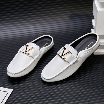 Muške slip-on ležerne tenisice, prozračne, vodootporne i protuklizne, PU gornji dio, gumeni potplat, okrugli vrh, kvadratni ravni potplat, ljetni model