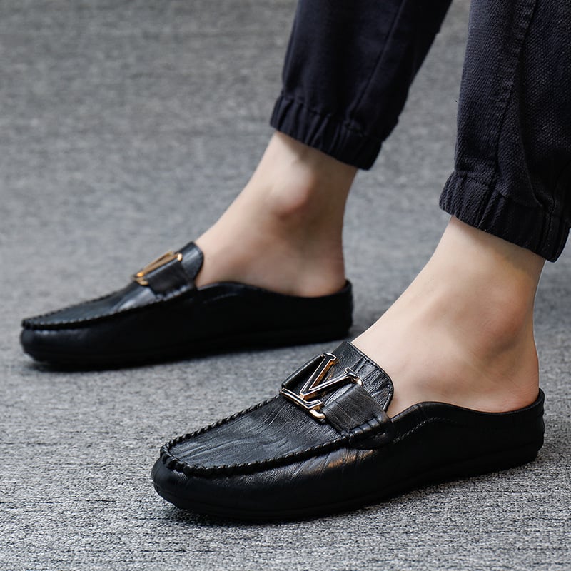 Muške slip-on ležerne tenisice, prozračne, vodootporne i protuklizne, PU gornji dio, gumeni potplat, okrugli vrh, kvadratni ravni potplat, ljetni model