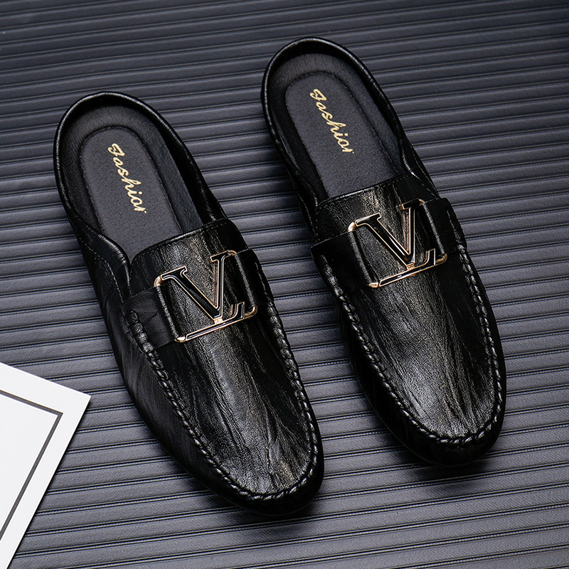 Muške slip-on ležerne tenisice, prozračne, vodootporne i protuklizne, PU gornji dio, gumeni potplat, okrugli vrh, kvadratni ravni potplat, ljetni model