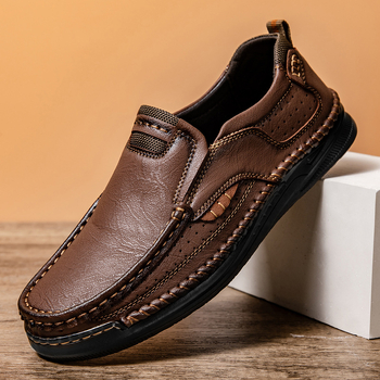 Muški loaferi, ležerni stil, slip-on, EVA ulošak i gumeni potplat, okrugli vrh
