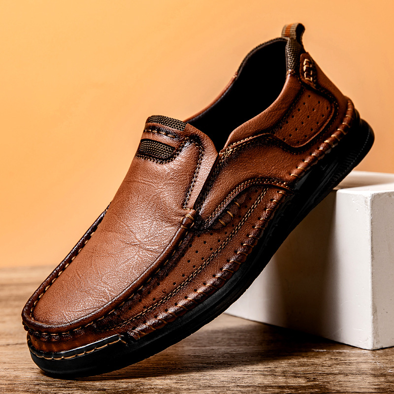 Muški loaferi, ležerni stil, slip-on, EVA ulošak i gumeni potplat, okrugli vrh