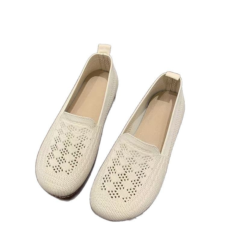 Ženske mrežaste slip-on mokasice — okrugli vrh, prozračna mreža gornjeg dijela, gumena podloga, niski profil