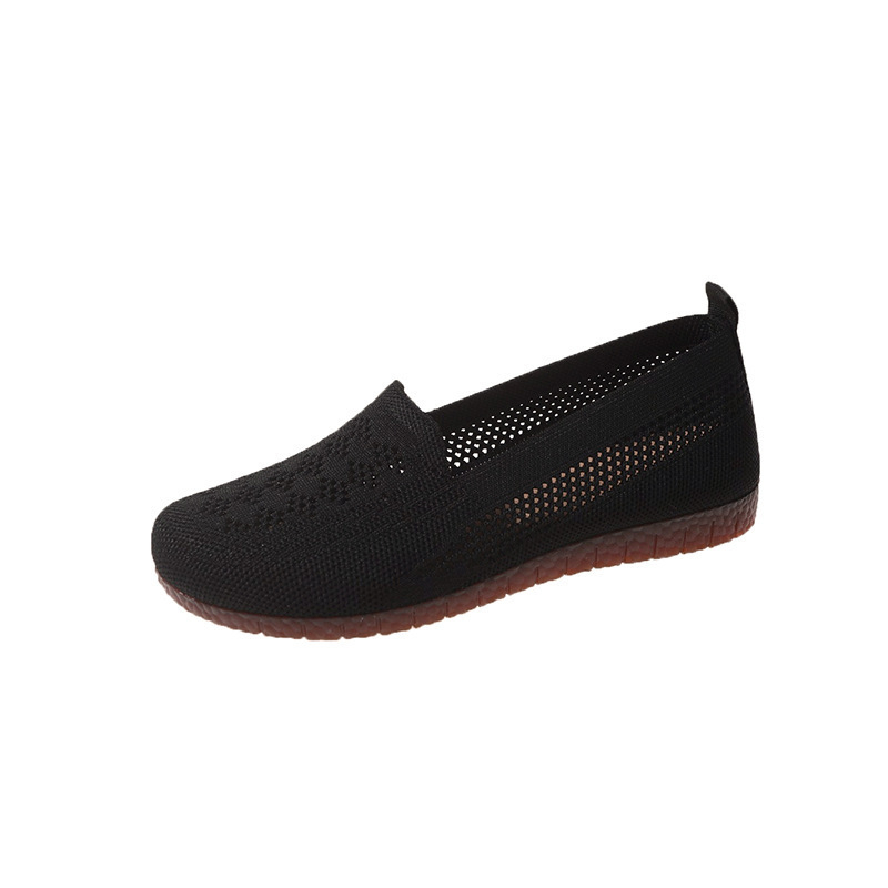 Ženske mrežaste slip-on mokasice — okrugli vrh, prozračna mreža gornjeg dijela, gumena podloga, niski profil