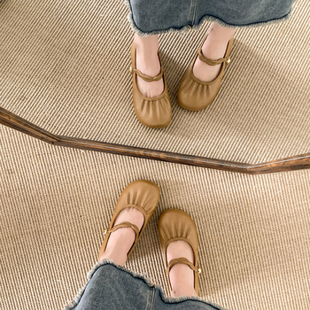 Mary Jane cipele - zaokruženi nos, PVC gornji dio, PVC potplat, niski potpetice 1–3 cm, nizak profil