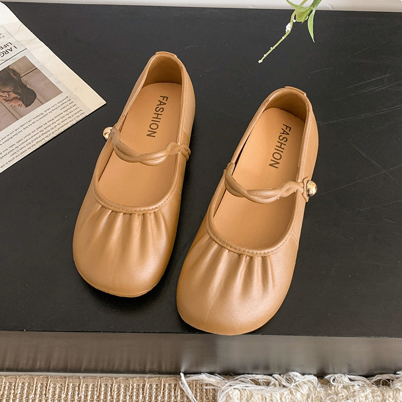 Mary Jane cipele - zaokruženi nos, PVC gornji dio, PVC potplat, niski potpetice 1–3 cm, nizak profil