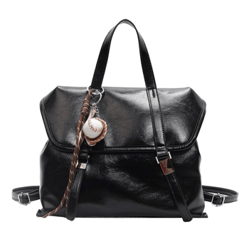 Retro ženska torbica s dvostrukom funkcijom – crossbody i ruksak, velika zapremina; materijal poliester, podstava PU, magnetska kopča, cyber-funkcionalan stil; pogodna za rekreacijska putovanja