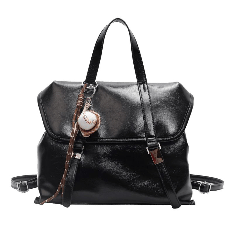 Retro ženska torbica s dvostrukom funkcijom – crossbody i ruksak, velika zapremina; materijal poliester, podstava PU, magnetska kopča, cyber-funkcionalan stil; pogodna za rekreacijska putovanja