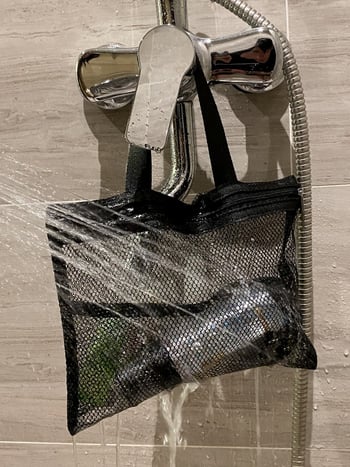 Mrežasta kozmetička torbica – prozračan organizator za kućno skladištenje i putovanja, unisex, bez podstave