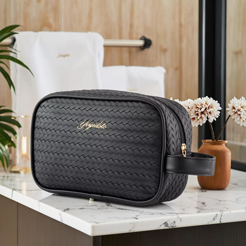 Yiyidsto torbica za šminku i kozmetiku – velika kapaciteta, zatvarač na zip, podstava od poliestera, višenamjenska, proljeće 2025