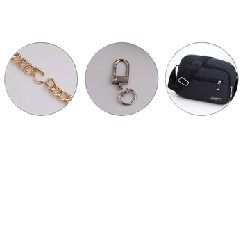 Corduroy kaiš za torbicu s lancem – zamjenski ramenski kaiš za crossbody torbu