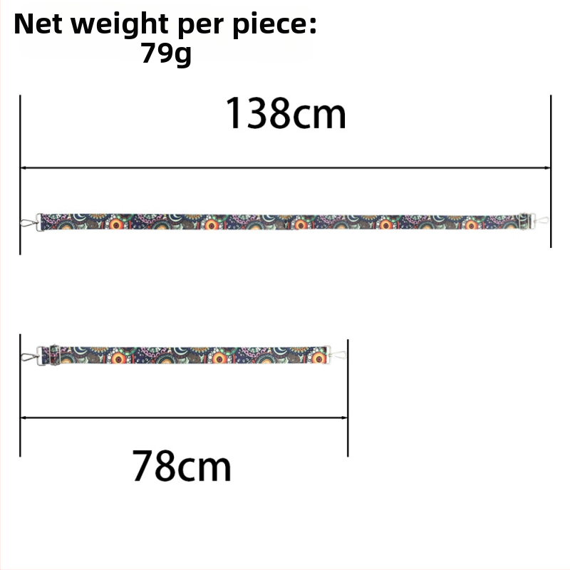 Remienok na tašku/ramenný popruh, polyester, priedušný, ultra ľahký, crossbody štýl
