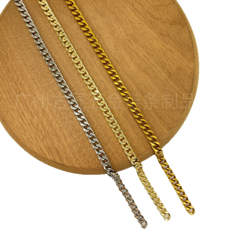 Metalni kaiš za torbu s lancem od 2,2 mm – podesivi crossbody/rameni kaiš za torbe i dodatke