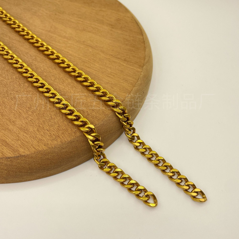 Metalni kaiš za torbu s lancem od 2,2 mm – podesivi crossbody/rameni kaiš za torbe i dodatke