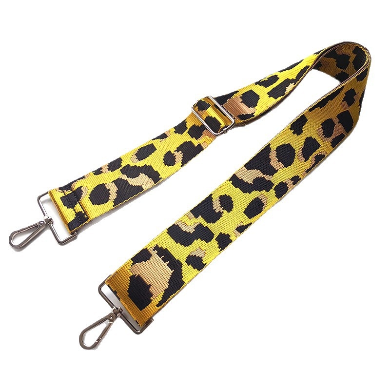 Hong li Široka naramenica s leopard uzorkom za crossbody torbu — jednostruka, poliester, gradska jednostavnost