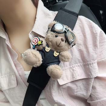 Zaštitna navlaka za remenjak automobila – mekani medo dizajn, universalno za sva godišnja doba, poliester, težina 120 g