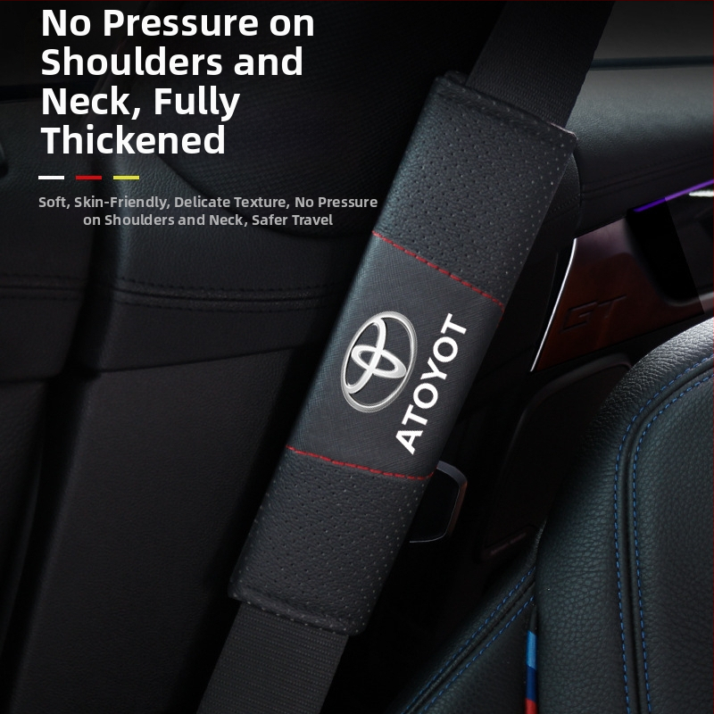 Tianjiang automobilio saugos diržo pečių pagalvėlės – odinės, patogios ir kvėpuojančios, ilgiems kelionėms