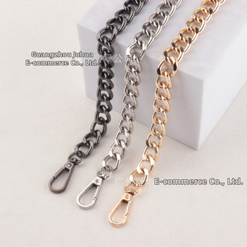 Metalni lanac za kaišu torbe – dodatak za naramenicu, DIY metalni lanac za torbe, urbani minimalistički stil