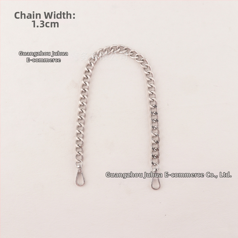 Metalni lanac za kaišu torbe – dodatak za naramenicu, DIY metalni lanac za torbe, urbani minimalistički stil