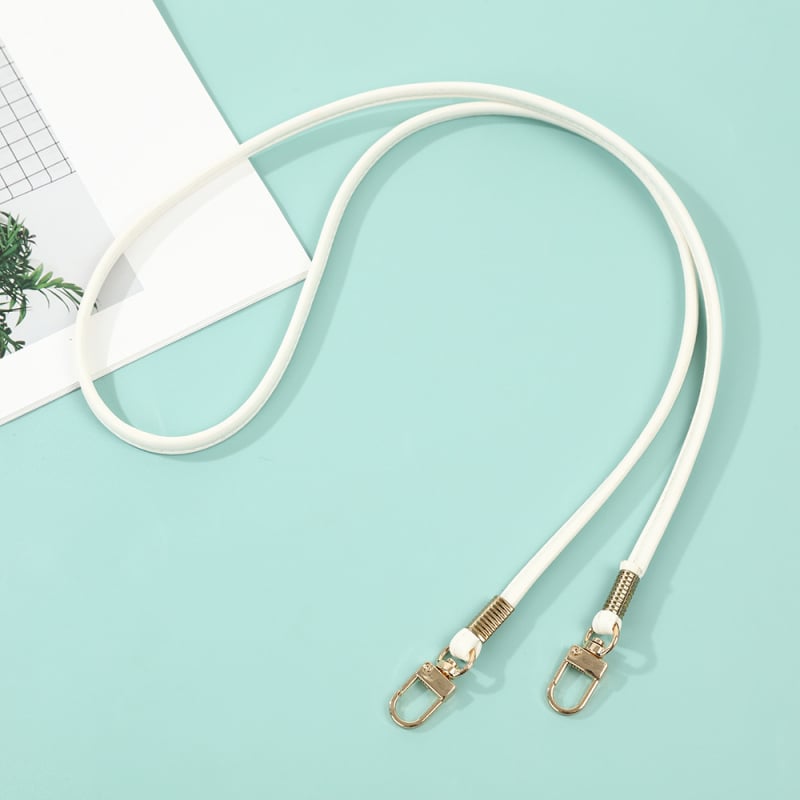 PU kožený ramenný popruh, tenký, predĺžený, s kovovou sponou, na crossbody tašky