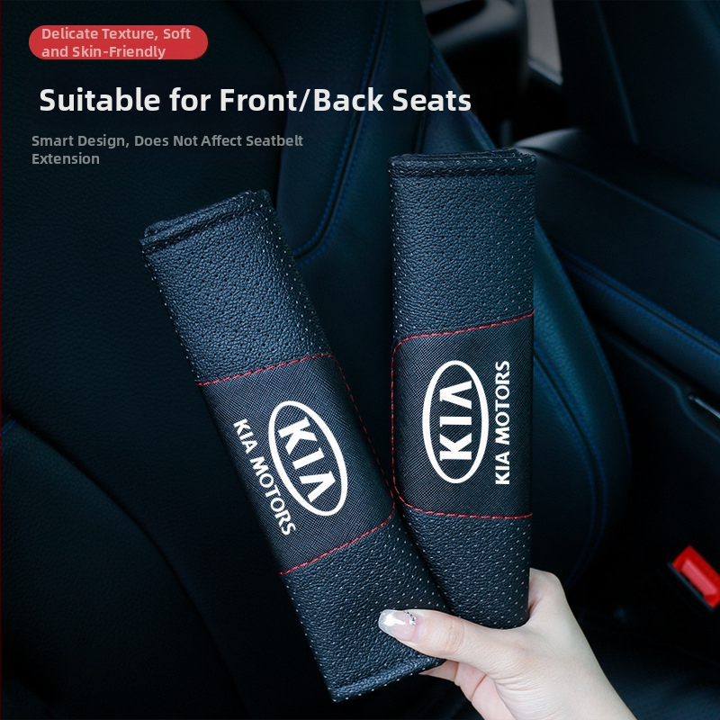 Auto turvavöö õla padi – nahast, mugav ja hingav, takistab kinnikiilumist, pikkadele sõitudele