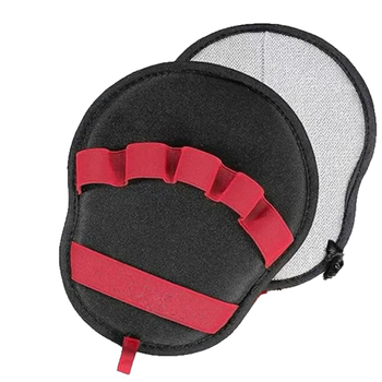 Ръкавица за премахване на козината от домашни любимци с пет пръста — плат, извита четка за коса, подходяща за средно големи кучета