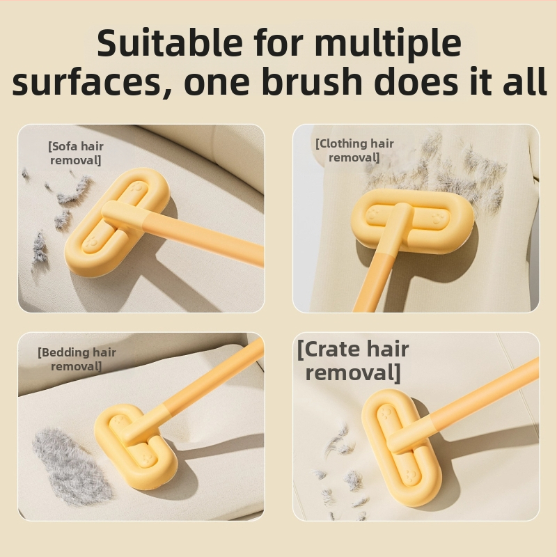 Kaķa spalvu noņemšanas suka dīvānam un paklājam – materiāls PP un poliesteru šķiedra