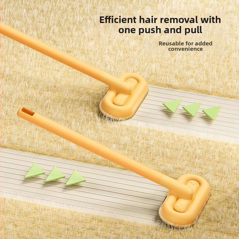 Kaķu matu noņemšanas suka dīvānam, gultai un paklājam; materiāls: PP un poliestera šķiedras