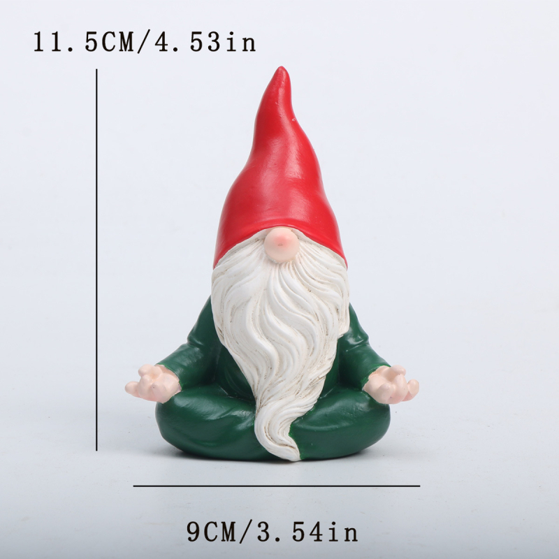 Záhradná figúrka elf Santa, karikatúrna dekorácia na kvetináče, z syntetickej živice, Huanzhi hua