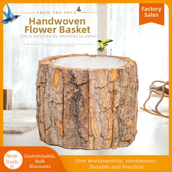 Pastorinė gėlių vazonas ir krepšys iš žolės - žolės pynimas, rankų darbo, natūralus procesas, pritaikymas