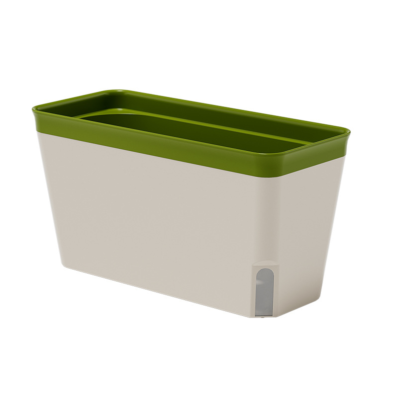 Πλαστικό γλαστάκι αυτοποτιζόμενο με πολλαπλές οπές για γραφείο