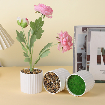 Γλάστρα | Πλαστικό, κατασκευασμένο με έγχυση, κατάλληλο για τοίχο, γραφείο/τραπέζι και δάπεδο, απλός στυλ (Kunyang)