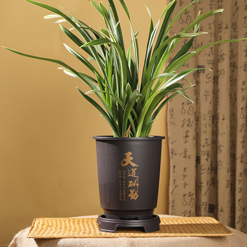 Γλάστρα για λουλούδια από ρητίνη, χυτευμένη με έγχυση, βιοδιασπώμενη, ανθεκτική στη διάβρωση, ισχυρή.