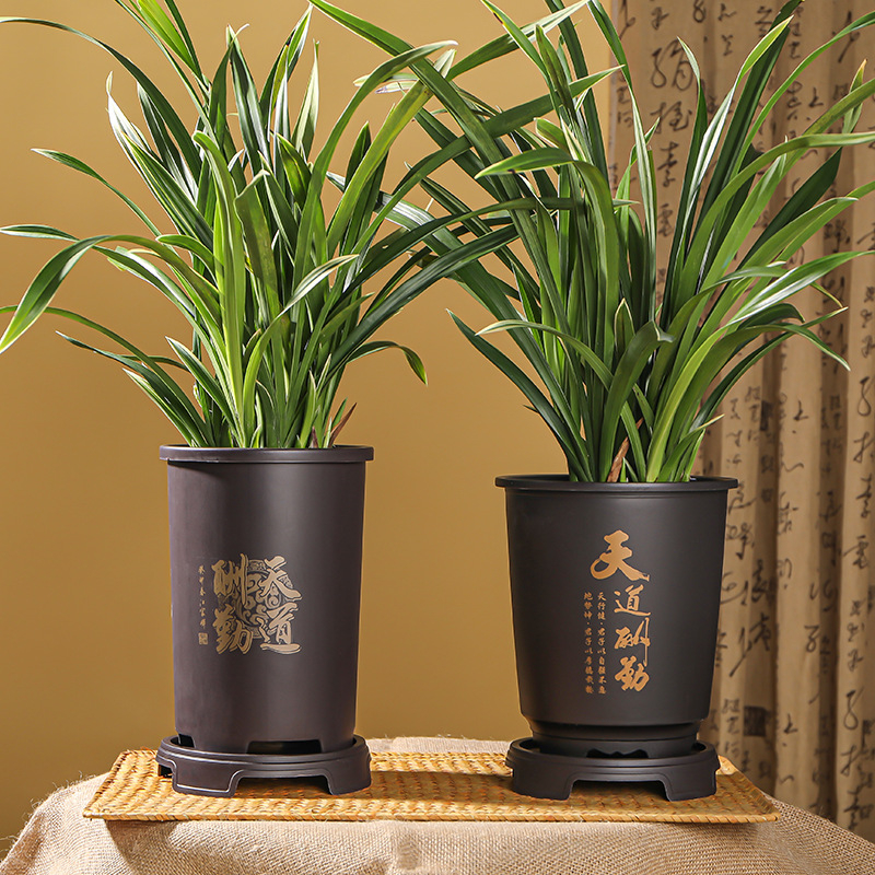 Γλάστρα για λουλούδια από ρητίνη, χυτευμένη με έγχυση, βιοδιασπώμενη, ανθεκτική στη διάβρωση, ισχυρή.