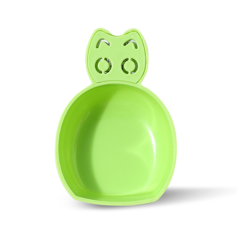 Műanyag macska- és kutyatáp kanál automata etetéssel, háziállat eleség-kiegészítők, 100 db dobozonként