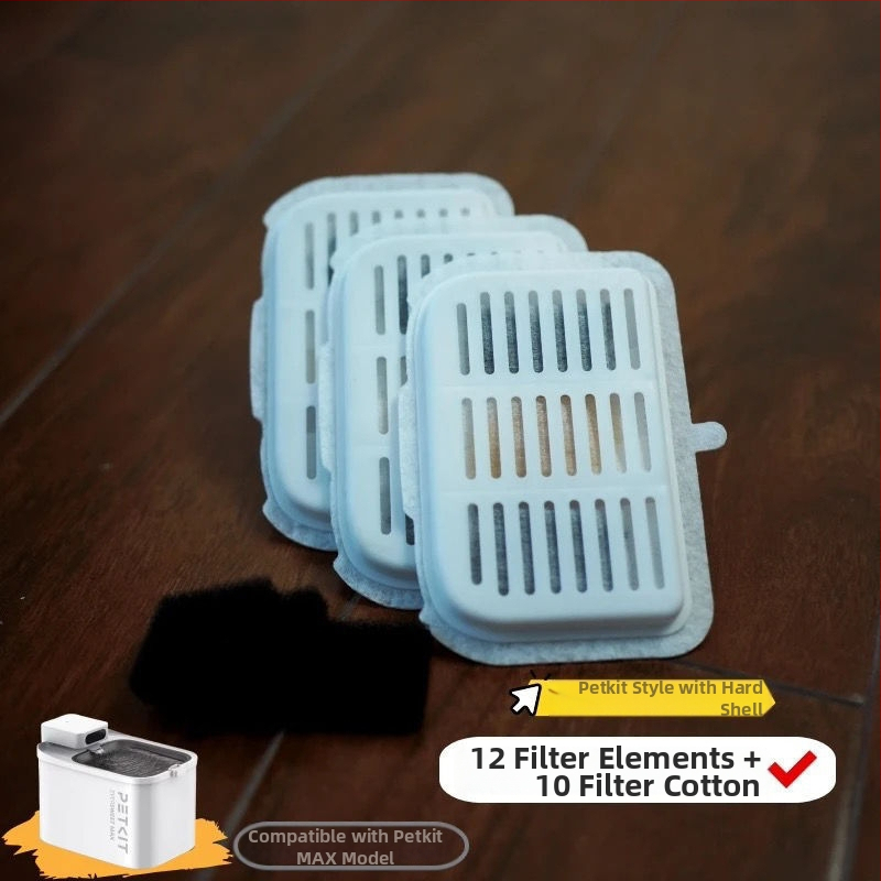 Filtr do vodného dávkovača pre mačky — plastový, kompatibilný s Petkit Max3 Smart Cat Dispenser