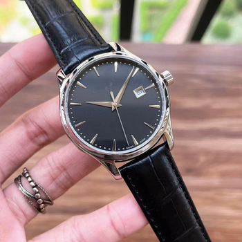 Ανδρικό μηχανικό ρολόι ημερολογίου με ατσάλινο σώμα και μπράτσελο, καντράν 40 mm, πάχος 12 mm, ορυκτό ενισχυμένο γυαλί, σπειροειδή κορώνα, διπλό κούμπωμα πεταλούδα, κίνηση 2813