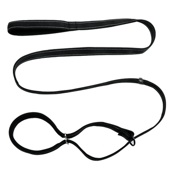 Haberie nailoninis šuns pavadėlis su integruotu muzzle