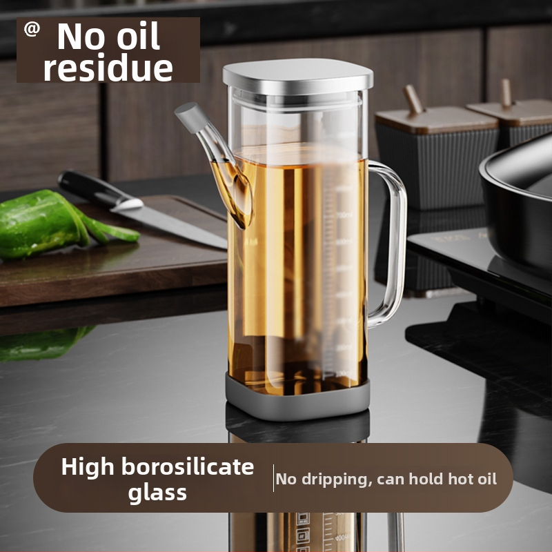 Hyvar stiklinė aliejaus talpykla, naujojo kinų stiliaus, virtuvės aliejaus indas