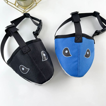 Maska za pse s dizajnom ajkule, protiv ugriza, protiv lajanja, trening, podesiva