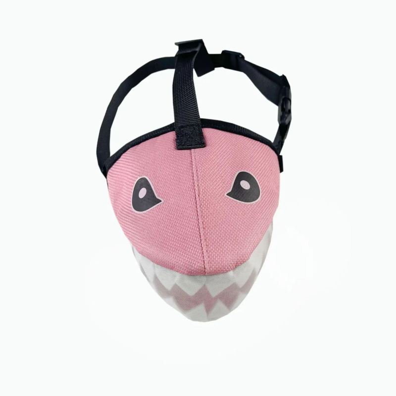 Maska za pse s dizajnom ajkule, protiv ugriza, protiv lajanja, trening, podesiva