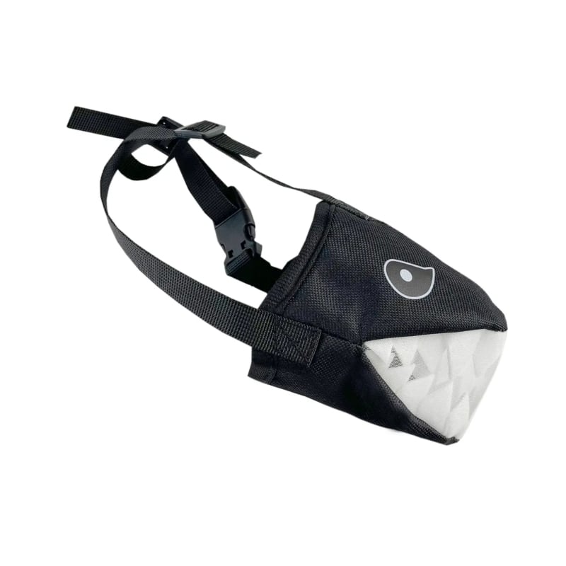 Maska za pse s dizajnom ajkule, protiv ugriza, protiv lajanja, trening, podesiva