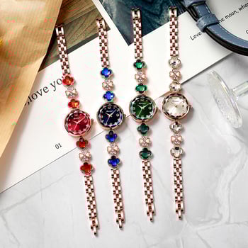 Ženski kvarcni sat s luminescencijom i kalendarom, okruglo kućište od legure, vodootporan do 30 m