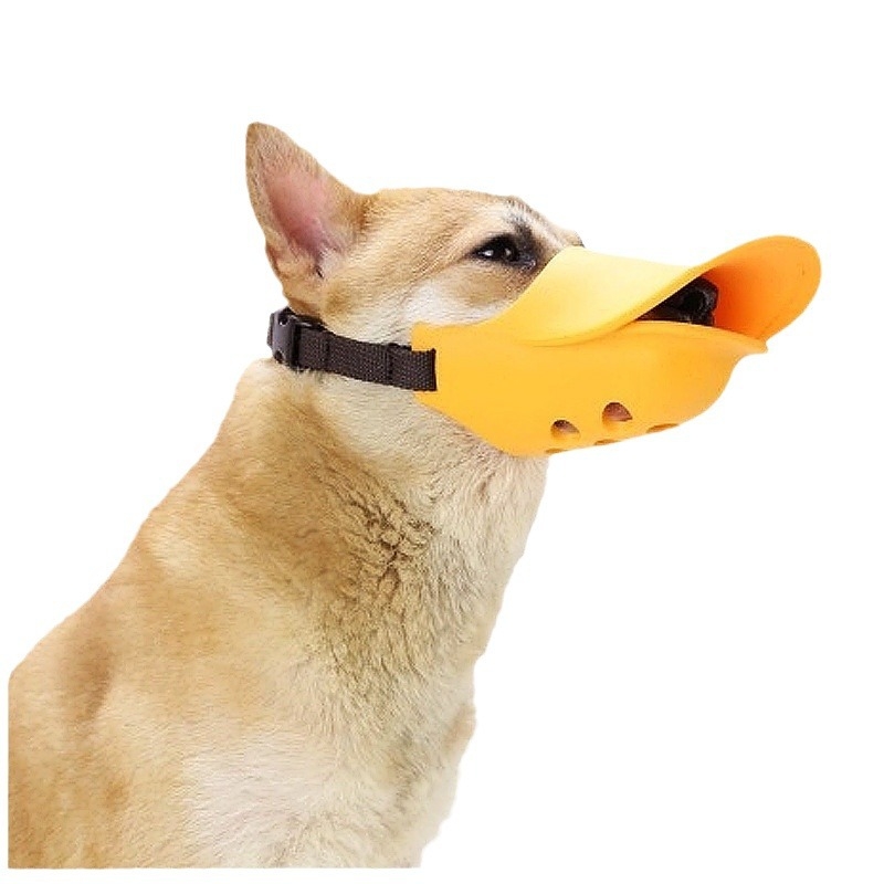 ADUCK Silikónový psí ústny chránič - Duck Mouth Sleeve, Proti kousaniu, Zabraňuje nedbanlivému jedeniu potravín, Balenie 100 ks