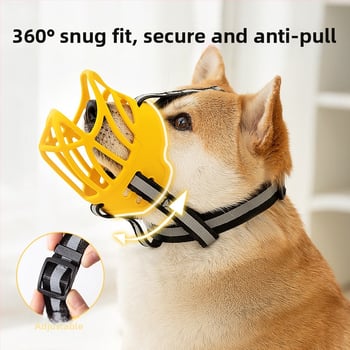 Dog muzzle, TPE material, Hippie dog private brand, non-imported