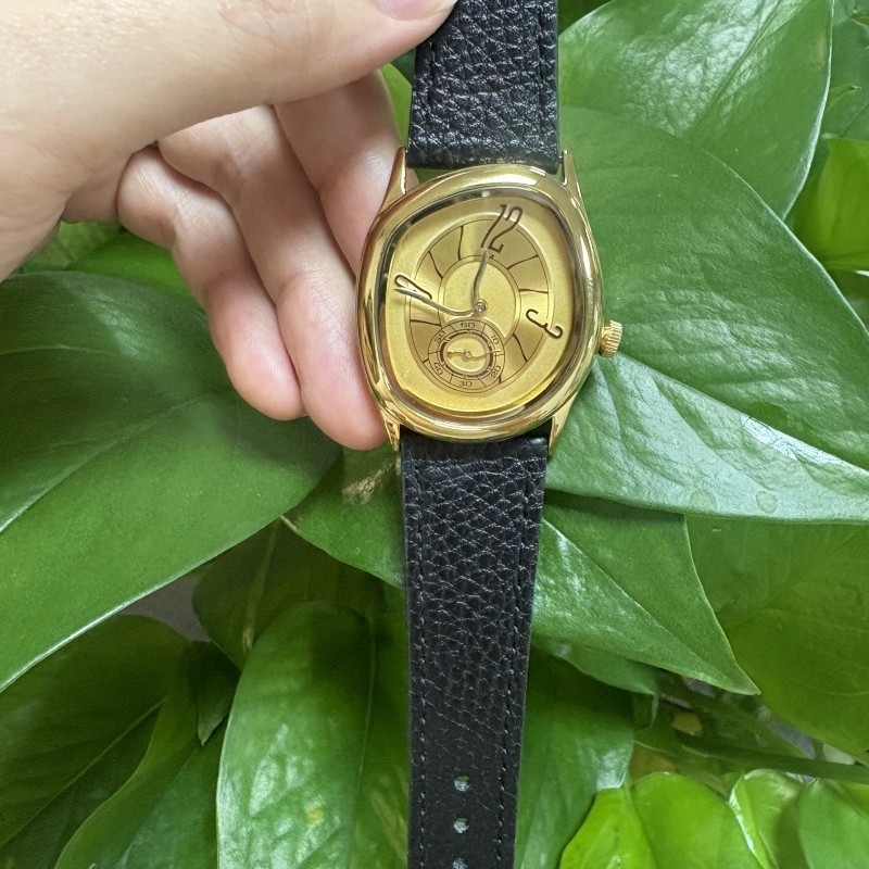 Sat za unisex s kvarcnim mehanizmom PE45, PU kaiš, okrugli brojčanik, luminozna funkcija, vodootpornost 10m