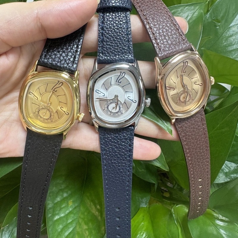 Sat za unisex s kvarcnim mehanizmom PE45, PU kaiš, okrugli brojčanik, luminozna funkcija, vodootpornost 10m